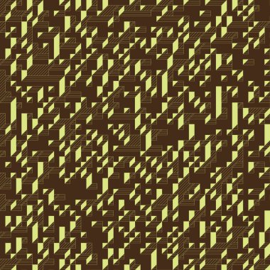 Edward Zajecs 2. Cubo 'nun 1971' deki uygulaması. Esasen 8 taştan oluşan bir Truchet fayans seti ve yerleştirme sanatı illüstrasyonu için kurallar 