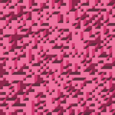 Edward Zajecs 2. Cubo 'nun 1971' deki uygulaması. Esasen 8 taştan oluşan bir Truchet fayans seti ve yerleştirme sanatı illüstrasyonu için kurallar 