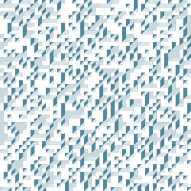 Edward Zajecs 2. Cubo 'nun 1971' deki uygulaması. Esasen 8 taştan oluşan bir Truchet fayans seti ve yerleştirme sanatı illüstrasyonu için kurallar 