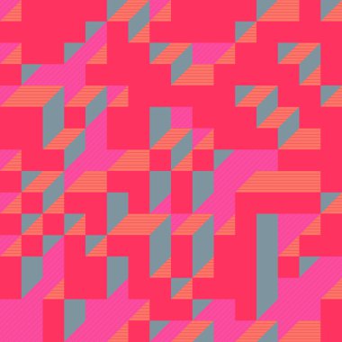 Edward Zajecs 2. Cubo 'nun 1971' deki uygulaması. Esasen 8 taştan oluşan bir Truchet fayans seti ve yerleştirme sanatı illüstrasyonu için kurallar 