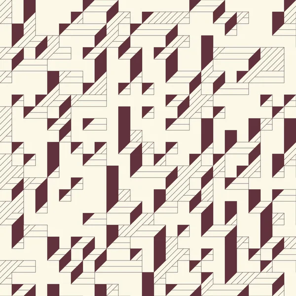 Edward Zajecs 2. Cubo 'nun 1971' deki uygulaması. Esasen 8 taştan oluşan bir Truchet fayans seti ve yerleştirme sanatı illüstrasyonu için kurallar  