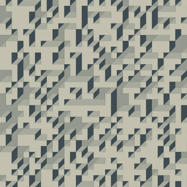 Edward Zajecs 2. Cubo 'nun 1971' deki uygulaması. Esasen 8 taştan oluşan bir Truchet fayans seti ve yerleştirme sanatı illüstrasyonu için kurallar 