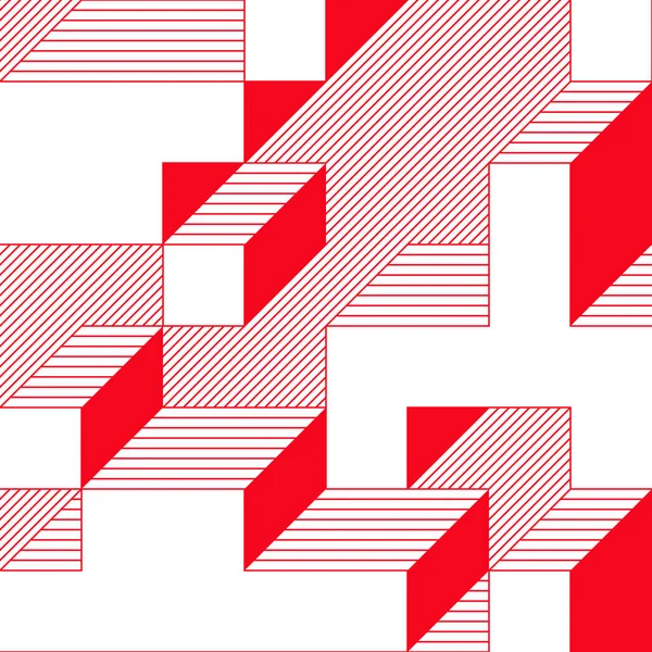 Edward Zajecs 2. Cubo 'nun 1971' deki uygulaması. Esasen 8 taştan oluşan bir Truchet fayans seti ve yerleştirme sanatı illüstrasyonu için kurallar 