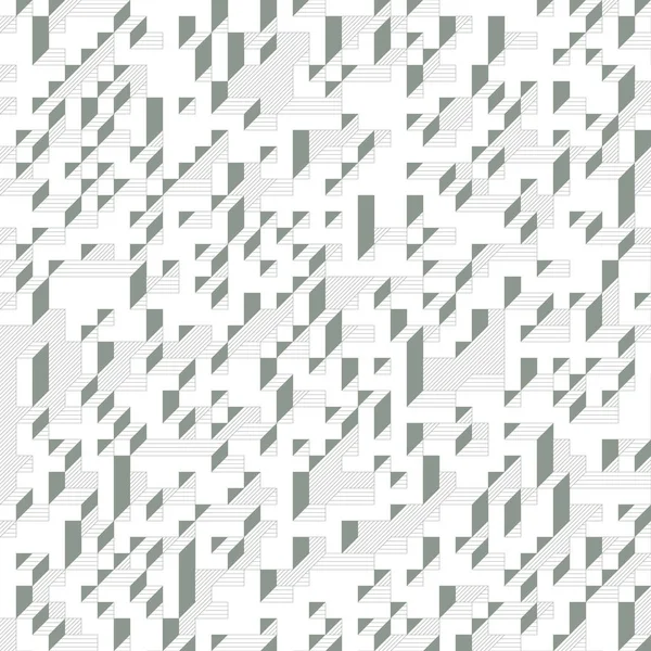 Edward Zajecs 2. Cubo 'nun 1971' deki uygulaması. Esasen 8 taştan oluşan bir Truchet fayans seti ve yerleştirme sanatı illüstrasyonu için kurallar 