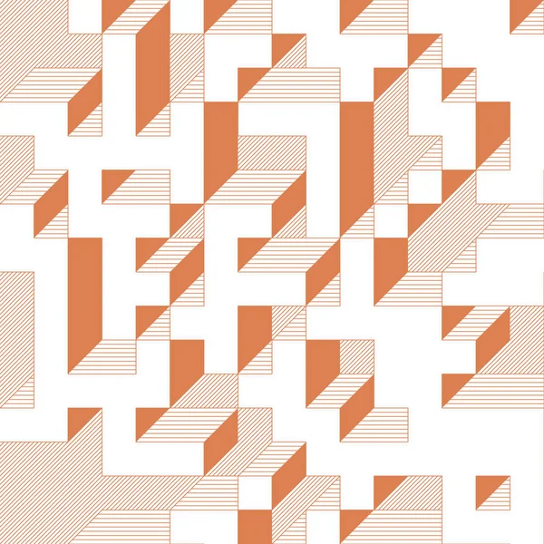 Edward Zajecs 2. Cubo 'nun 1971' deki uygulaması. Esasen 8 taştan oluşan bir Truchet fayans seti ve yerleştirme sanatı illüstrasyonu için kurallar 