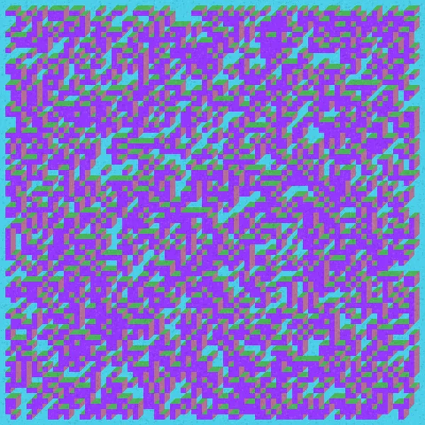 Edward Zajecs 2. Cubo 'nun 1971' deki uygulaması. Esasen 8 taştan oluşan bir Truchet fayans seti ve yerleştirme sanatı illüstrasyonu için kurallar 