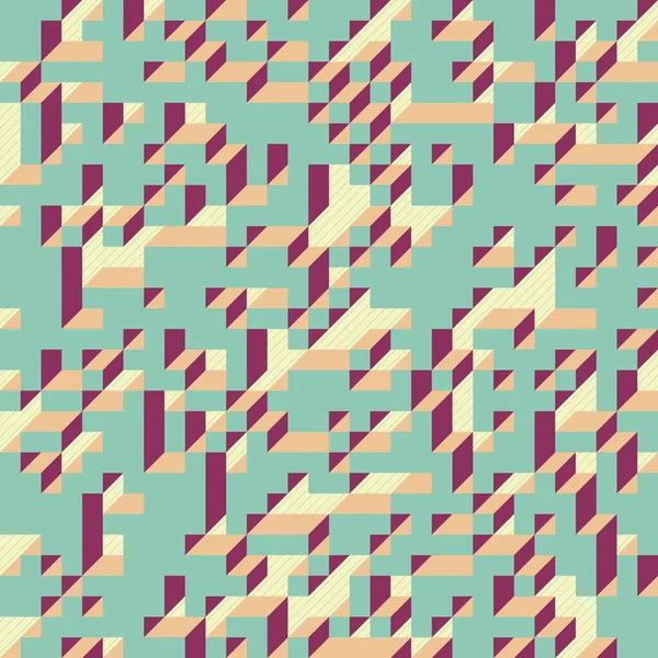 Edward Zajecs 2. Cubo 'nun 1971' deki uygulaması. Esasen 8 taştan oluşan bir Truchet fayans seti ve yerleştirme sanatı illüstrasyonu için kurallar 