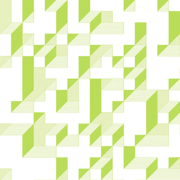 Edward Zajecs 2. Cubo 'nun 1971' deki uygulaması. Esasen 8 taştan oluşan bir Truchet fayans seti ve yerleştirme sanatı illüstrasyonu için kurallar  