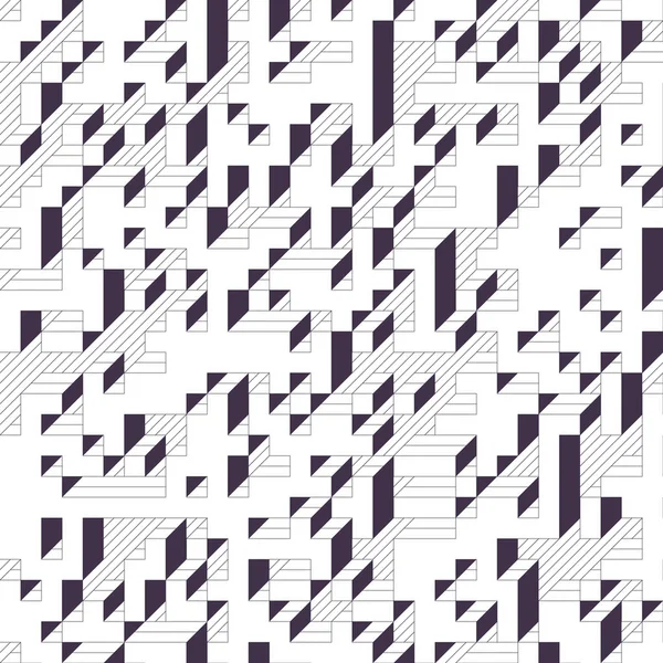 Edward Zajecs 2. Cubo 'nun 1971' deki uygulaması. Esasen 8 taştan oluşan bir Truchet fayans seti ve yerleştirme sanatı illüstrasyonu için kurallar  