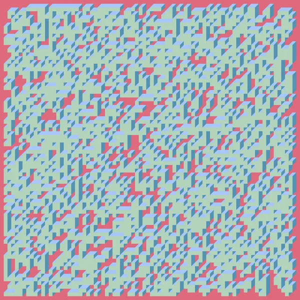 Edward Zajecs 2. Cubo 'nun 1971' deki uygulaması. Esasen 8 taştan oluşan bir Truchet fayans seti ve yerleştirme sanatı illüstrasyonu için kurallar 