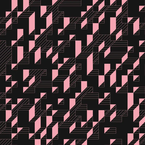 Edward Zajecs 2. Cubo 'nun 1971' deki uygulaması. Esasen 8 taştan oluşan bir Truchet fayans seti ve yerleştirme sanatı illüstrasyonu için kurallar 