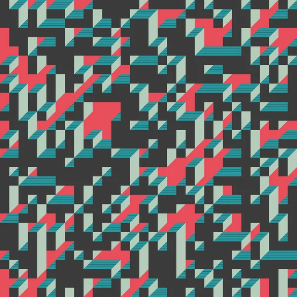 Edward Zajecs 2. Cubo 'nun 1971' deki uygulaması. Esasen 8 taştan oluşan bir Truchet fayans seti ve yerleştirme sanatı illüstrasyonu için kurallar  