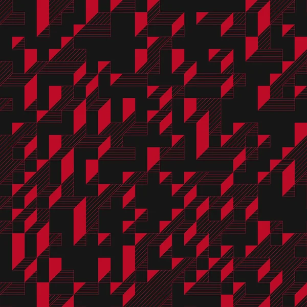 Edward Zajecs 2. Cubo 'nun 1971' deki uygulaması. Esasen 8 taştan oluşan bir Truchet fayans seti ve yerleştirme sanatı illüstrasyonu için kurallar 