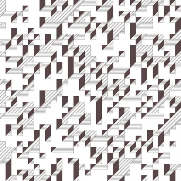 Edward Zajecs 2. Cubo 'nun 1971' deki uygulaması. Esasen 8 taştan oluşan bir Truchet fayans seti ve yerleştirme sanatı illüstrasyonu için kurallar  