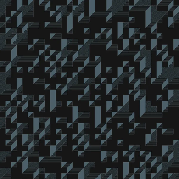 Edward Zajecs 2. Cubo 'nun 1971' deki uygulaması. Esasen 8 taştan oluşan bir Truchet fayans seti ve yerleştirme sanatı illüstrasyonu için kurallar 