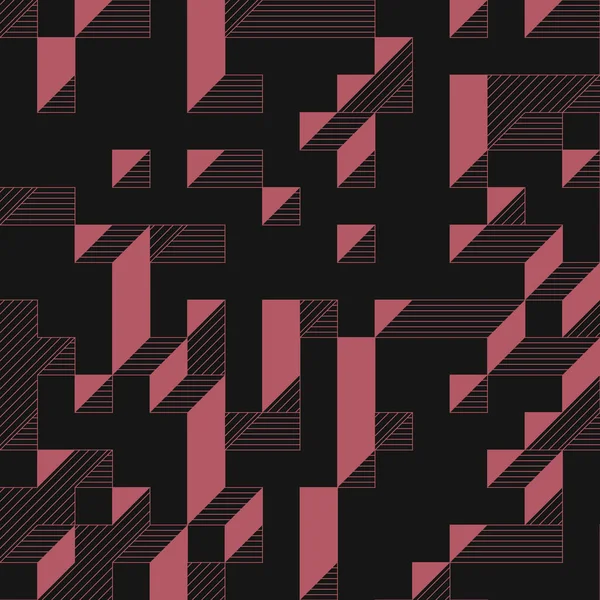 Edward Zajecs 2. Cubo 'nun 1971' deki uygulaması. Esasen 8 taştan oluşan bir Truchet fayans seti ve yerleştirme sanatı illüstrasyonu için kurallar 