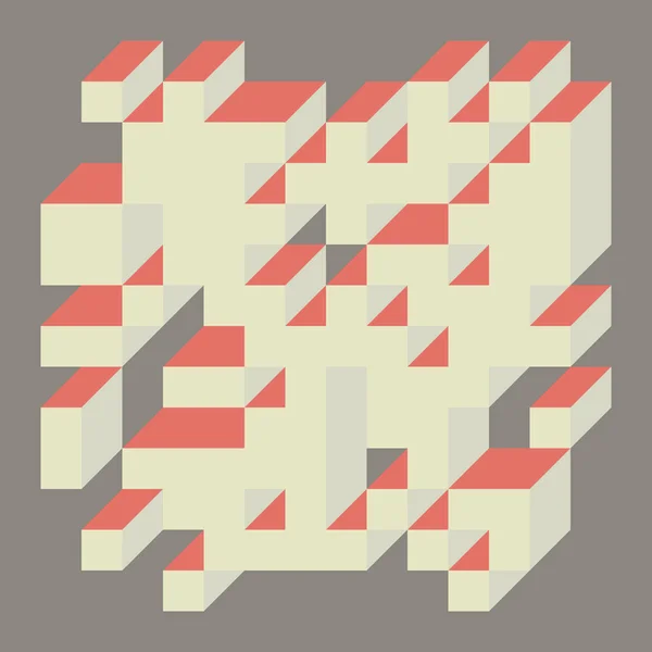 Implementation Edward Zajecs Cubo 1971 Essentially Truchet Tile Set Tiles — ストックベクタ