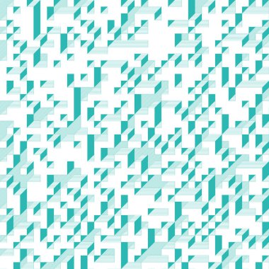 Edward Zajecs 2. Cubo 'nun 1971' deki uygulaması. Esasen 8 taştan oluşan bir Truchet fayans seti ve yerleştirme sanatı illüstrasyonu için kurallar 