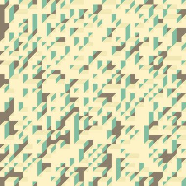 Edward Zajecs 2. Cubo 'nun 1971' deki uygulaması. Esasen 8 taştan oluşan bir Truchet fayans seti ve yerleştirme sanatı illüstrasyonu için kurallar 