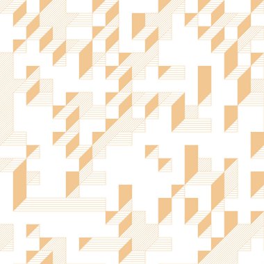 Edward Zajecs 2. Cubo 'nun 1971' deki uygulaması. Esasen 8 taştan oluşan bir Truchet fayans seti ve yerleştirme sanatı illüstrasyonu için kurallar 