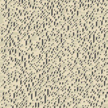 Edward Zajecs 2. Cubo 'nun 1971' deki uygulaması. Esasen 8 taştan oluşan bir Truchet fayans seti ve yerleştirme sanatı illüstrasyonu için kurallar 