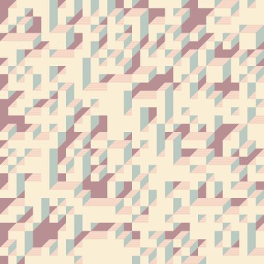 Edward Zajecs 2. Cubo 'nun 1971' deki uygulaması. Esasen 8 taştan oluşan bir Truchet fayans seti ve yerleştirme sanatı illüstrasyonu için kurallar  