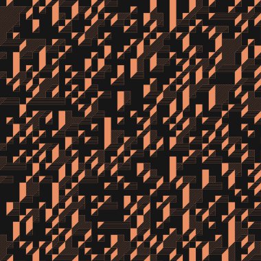 Edward Zajecs 2. Cubo 'nun 1971' deki uygulaması. Esasen 8 taştan oluşan bir Truchet fayans seti ve yerleştirme sanatı illüstrasyonu için kurallar 