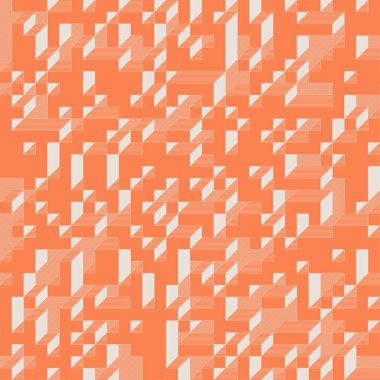 Edward Zajecs 2. Cubo 'nun 1971' deki uygulaması. Esasen 8 taştan oluşan bir Truchet fayans seti ve yerleştirme sanatı illüstrasyonu için kurallar 