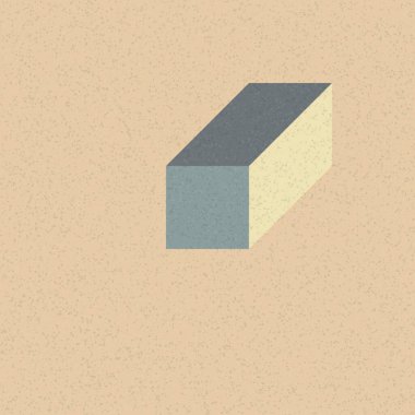 Edward Zajecs 2. Cubo 'nun 1971' deki uygulaması. Esasen 8 taştan oluşan bir Truchet fayans seti ve yerleştirme sanatı illüstrasyonu için kurallar 