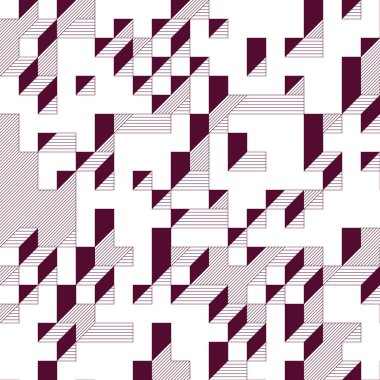 Edward Zajecs 2. Cubo 'nun 1971' deki uygulaması. Esasen 8 taştan oluşan bir Truchet fayans seti ve yerleştirme sanatı illüstrasyonu için kurallar 