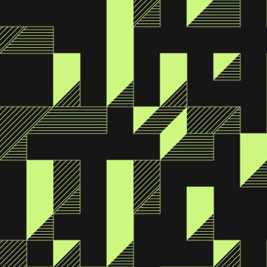 Edward Zajecs 2. Cubo 'nun 1971' deki uygulaması. Esasen 8 taştan oluşan bir Truchet fayans seti ve yerleştirme sanatı illüstrasyonu için kurallar 