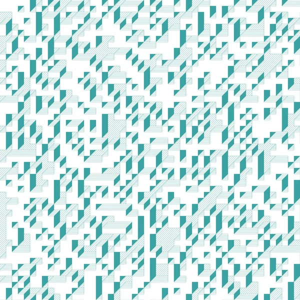 Edward Zajecs 2. Cubo 'nun 1971' deki uygulaması. Esasen 8 taştan oluşan bir Truchet fayans seti ve yerleştirme sanatı illüstrasyonu için kurallar 