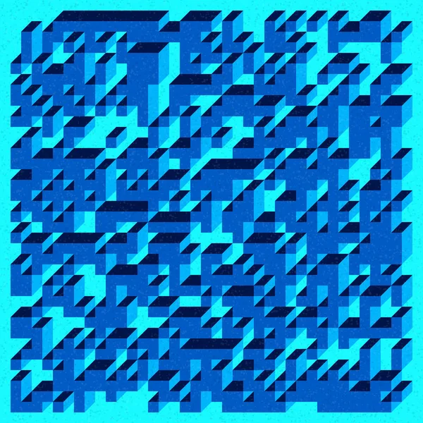 Edward Zajecs 2. Cubo 'nun 1971' deki uygulaması. Esasen 8 taştan oluşan bir Truchet fayans seti ve yerleştirme sanatı illüstrasyonu için kurallar 