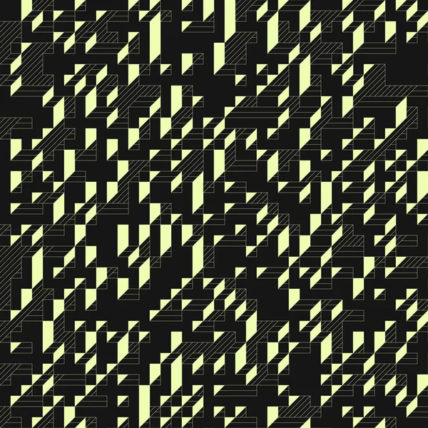 Edward Zajecs 2. Cubo 'nun 1971' deki uygulaması. Esasen 8 taştan oluşan bir Truchet fayans seti ve yerleştirme sanatı illüstrasyonu için kurallar  