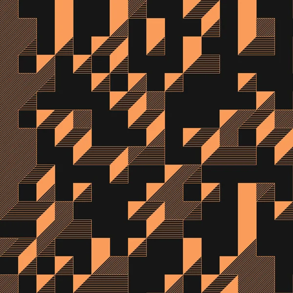 Edward Zajecs 2. Cubo 'nun 1971' deki uygulaması. Esasen 8 taştan oluşan bir Truchet fayans seti ve yerleştirme sanatı illüstrasyonu için kurallar 