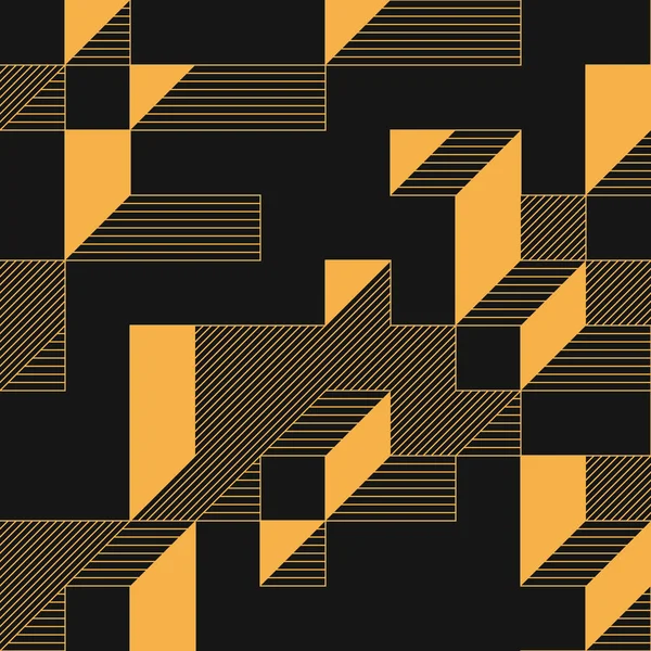 Edward Zajecs 2. Cubo 'nun 1971' deki uygulaması. Esasen 8 taştan oluşan bir Truchet fayans seti ve yerleştirme sanatı illüstrasyonu için kurallar  