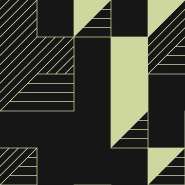 Edward Zajecs 2. Cubo 'nun 1971' deki uygulaması. Esasen 8 taştan oluşan bir Truchet fayans seti ve yerleştirme sanatı illüstrasyonu için kurallar 