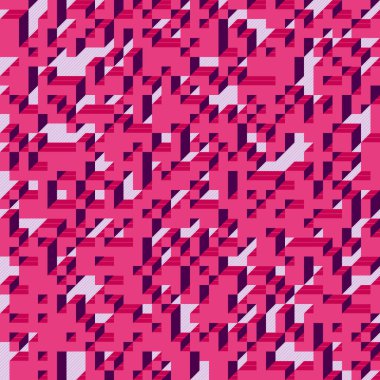 Edward Zajecs 2. Cubo 'nun 1971' deki uygulaması. Esasen 8 taştan oluşan bir Truchet fayans seti ve yerleştirme sanatı illüstrasyonu için kurallar 