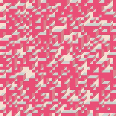 Edward Zajecs 2. Cubo 'nun 1971' deki uygulaması. Esasen 8 taştan oluşan bir Truchet fayans seti ve yerleştirme sanatı illüstrasyonu için kurallar  