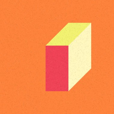 Edward Zajecs 2. Cubo 'nun 1971' deki uygulaması. Esasen 8 taştan oluşan bir Truchet fayans seti ve yerleştirme sanatı illüstrasyonu için kurallar 