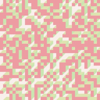 Edward Zajecs 2. Cubo 'nun 1971' deki uygulaması. Esasen 8 taştan oluşan bir Truchet fayans seti ve yerleştirme sanatı illüstrasyonu için kurallar 