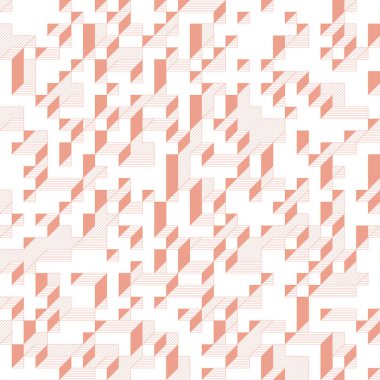 Edward Zajecs 2. Cubo 'nun 1971' deki uygulaması. Esasen 8 taştan oluşan bir Truchet fayans seti ve yerleştirme sanatı illüstrasyonu için kurallar 