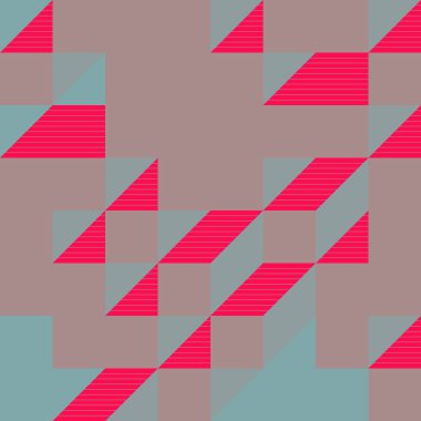 Edward Zajecs 2. Cubo 'nun 1971' deki uygulaması. Esasen 8 taştan oluşan bir Truchet fayans seti ve yerleştirme sanatı illüstrasyonu için kurallar 