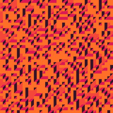 Edward Zajecs 2. Cubo 'nun 1971' deki uygulaması. Esasen 8 taştan oluşan bir Truchet fayans seti ve yerleştirme sanatı illüstrasyonu için kurallar 