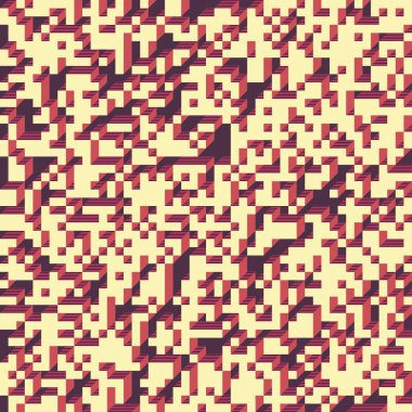 Edward Zajecs 2. Cubo 'nun 1971' deki uygulaması. Esasen 8 taştan oluşan bir Truchet fayans seti ve yerleştirme sanatı illüstrasyonu için kurallar 