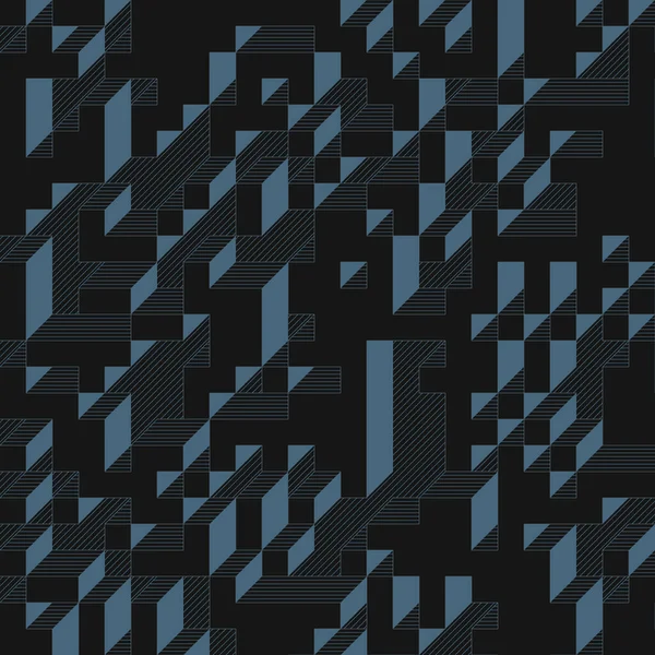 Edward Zajecs 2. Cubo 'nun 1971' deki uygulaması. Esasen 8 taştan oluşan bir Truchet fayans seti ve yerleştirme sanatı illüstrasyonu için kurallar  