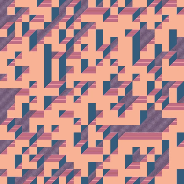 Edward Zajecs 2. Cubo 'nun 1971' deki uygulaması. Esasen 8 taştan oluşan bir Truchet fayans seti ve yerleştirme sanatı illüstrasyonu için kurallar  