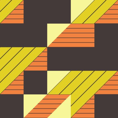 Edward Zajecs 2. Cubo 'nun 1971' deki uygulaması. Esasen 8 taştan oluşan bir Truchet fayans seti ve yerleştirme sanatı illüstrasyonu için kurallar 