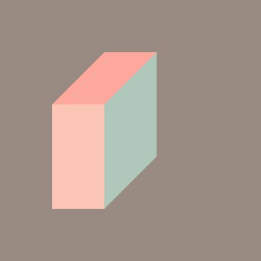 Edward Zajecs 2. Cubo 'nun 1971' deki uygulaması. Esasen 8 taştan oluşan bir Truchet fayans seti ve yerleştirme sanatı illüstrasyonu için kurallar 