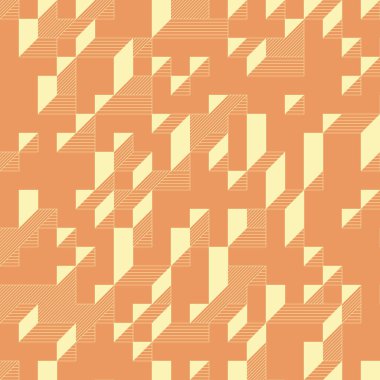 Edward Zajecs 2. Cubo 'nun 1971' deki uygulaması. Esasen 8 taştan oluşan bir Truchet fayans seti ve yerleştirme sanatı illüstrasyonu için kurallar 